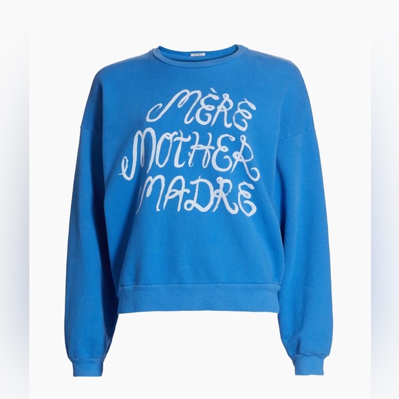 Mother The Drop Square Mere, Mother, Madre Sweatshirt - Picture 5 of 5